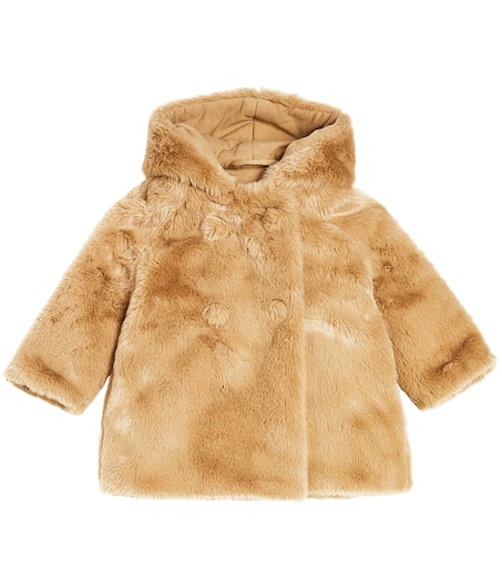 IL GUFO KIDS 유아 포 퍼 코트