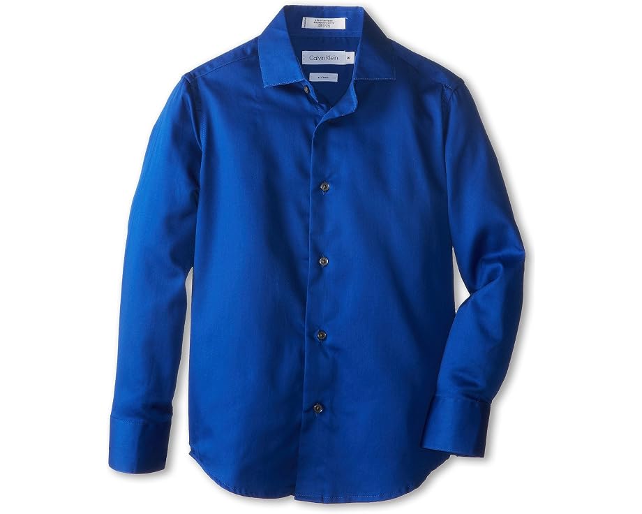 Calvin Klein Kids L/S 새틴 헹거 셔츠