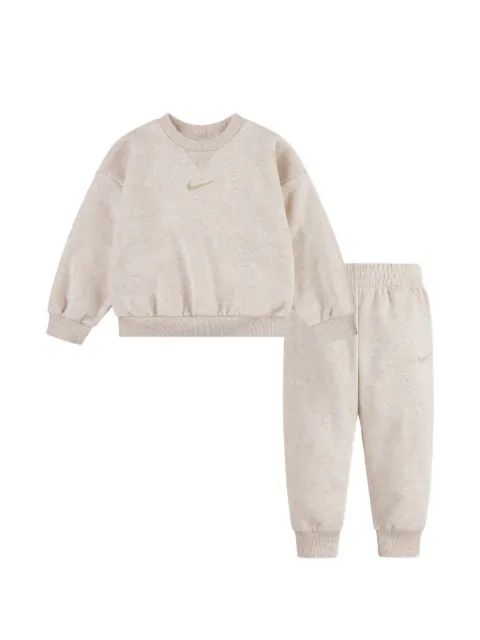Nike Kids 에센셜 플리스 로고 디테일 트랙수트 세트
