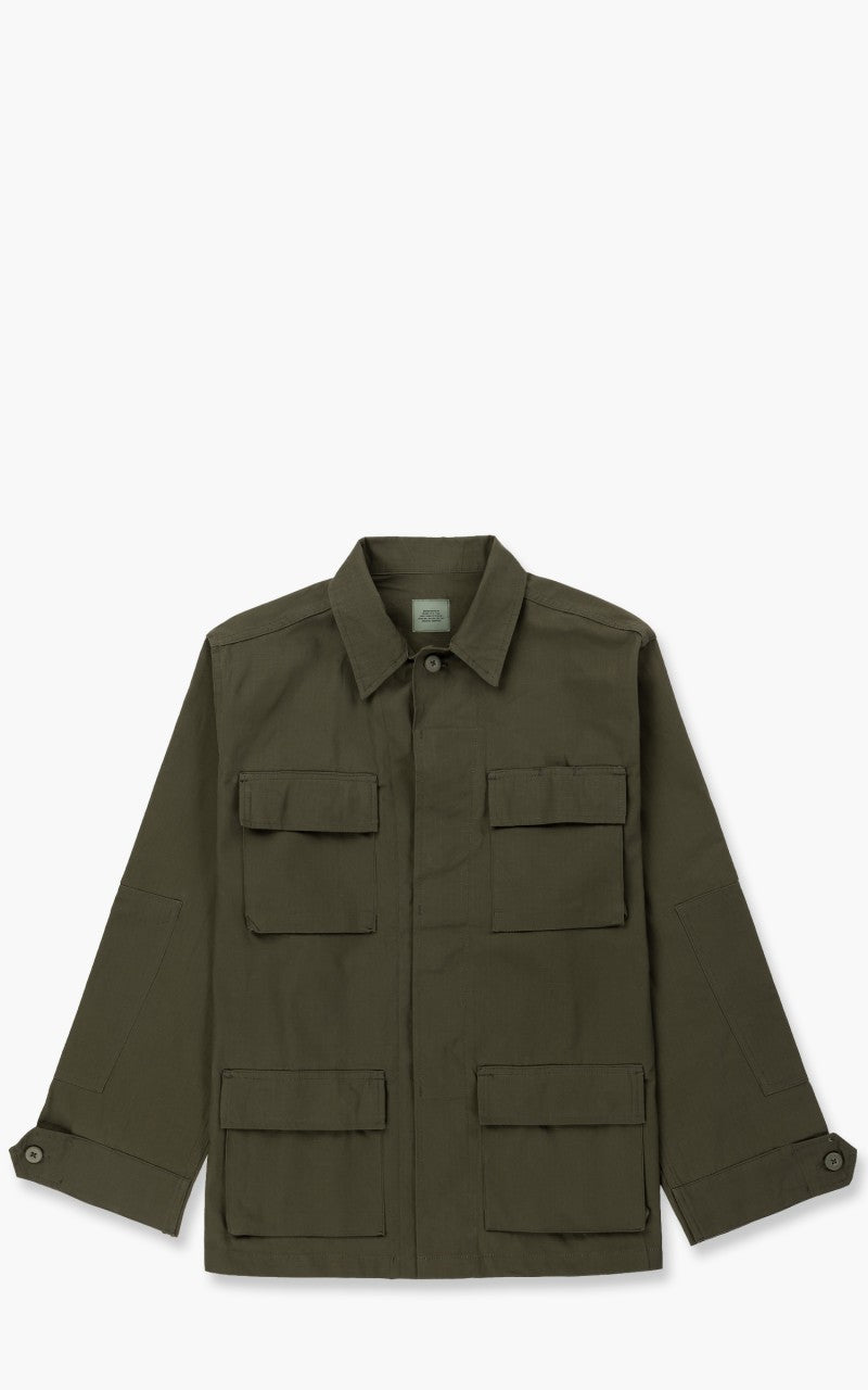 Military Surplus 미국 BDU 필드 자켓 립스톱 올리브