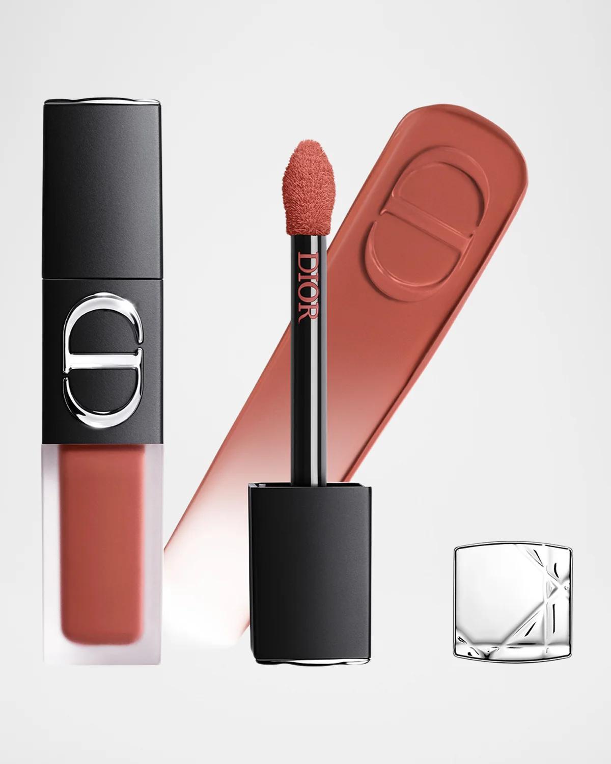DIOR 루즈 온 스테이지 잉크 블러 매트 리퀴드 립스틱 누드 펄스