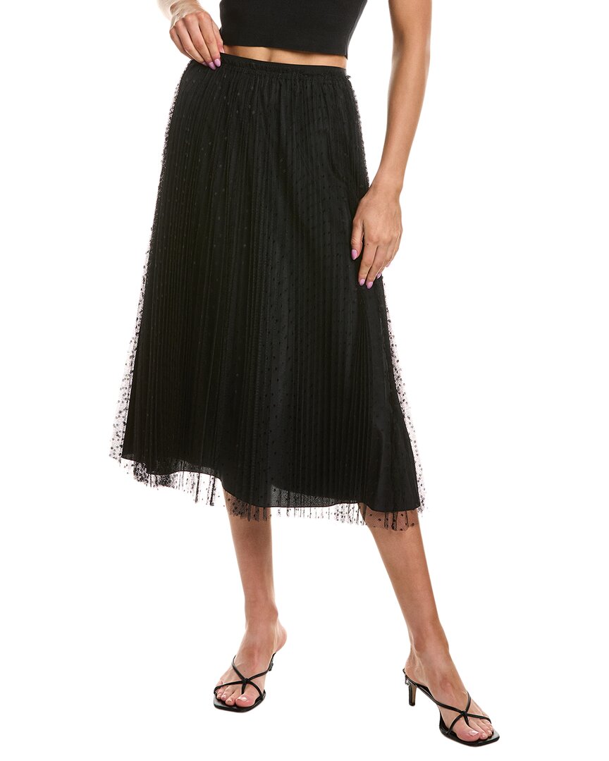 RED VALENTINO 플리츠 튤 스커트