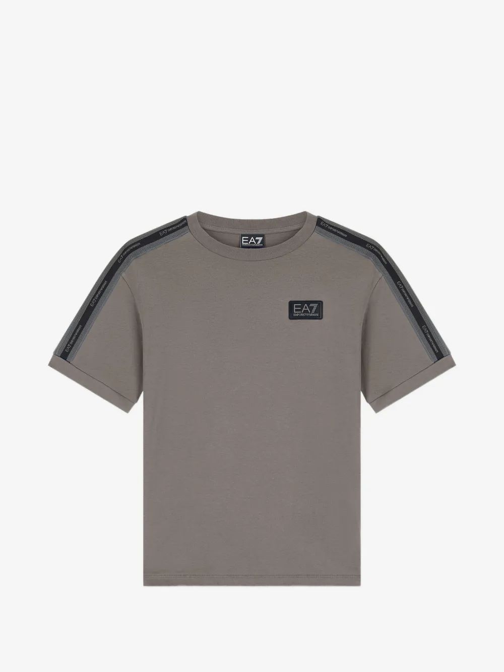 Emporio Armani Kids EA7 로고 패치 테이프 디테일 티셔츠