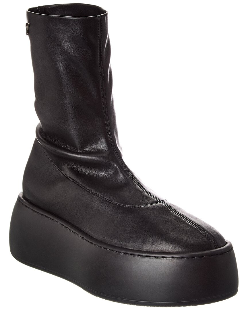 Giuseppe Zanotti 알마 가죽 플랫폼 부츠
