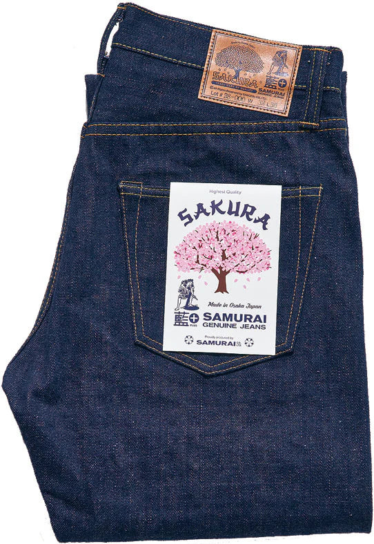 SAMURAI JEANS 사무라이 진 S500AXSAKURA AI 플러스 사쿠라 18oz 레귤러 스트레이트 진