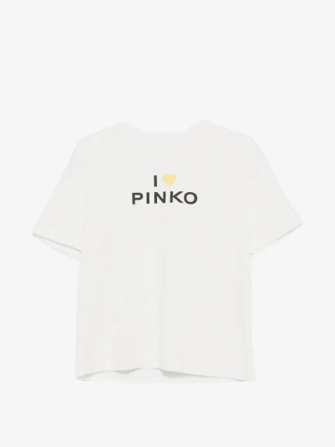 Pinko Kids 그래픽 프린트 티셔츠
