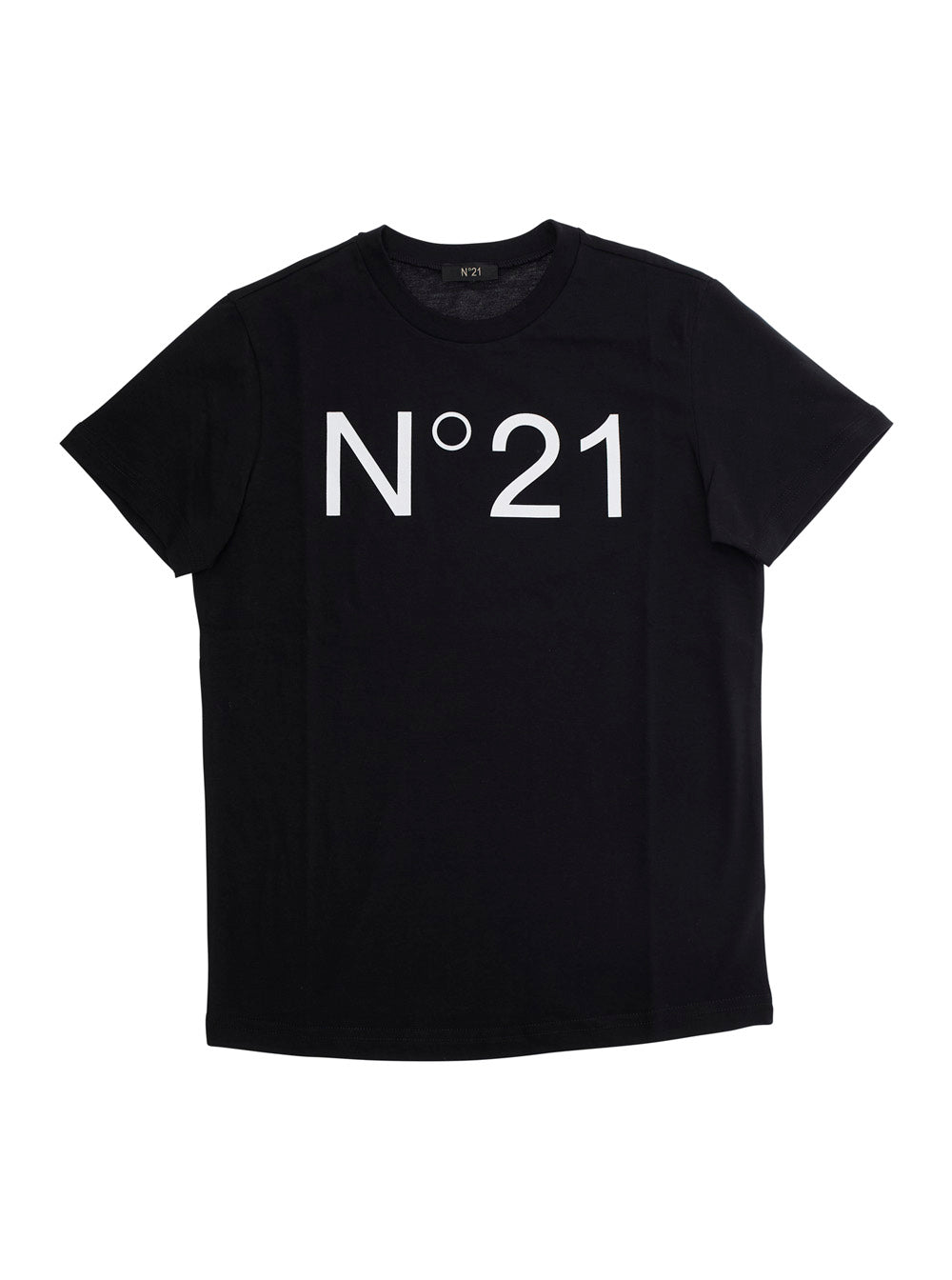 N.21 Kids N°21 키즈 미니 맥시 로고 크루넥 티셔츠