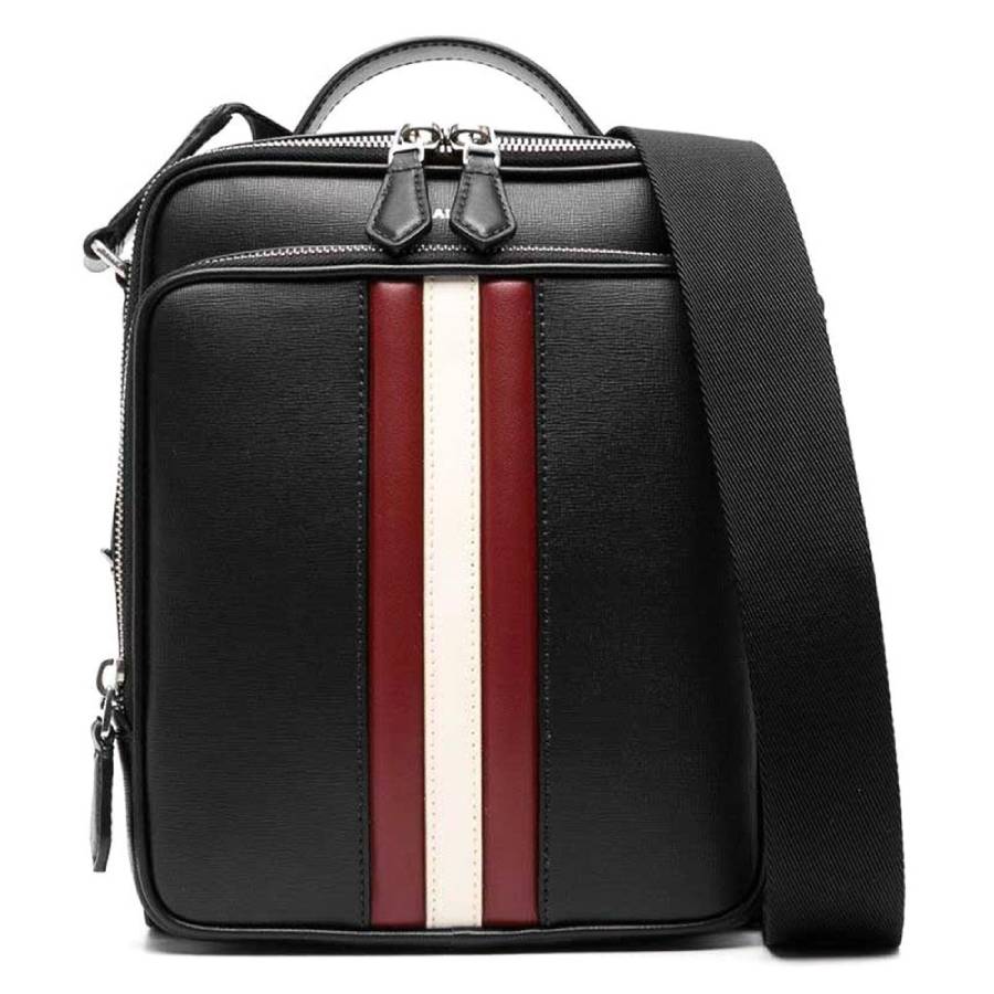 Bally 미토스 스트라이프 가죽 크로스바디 백