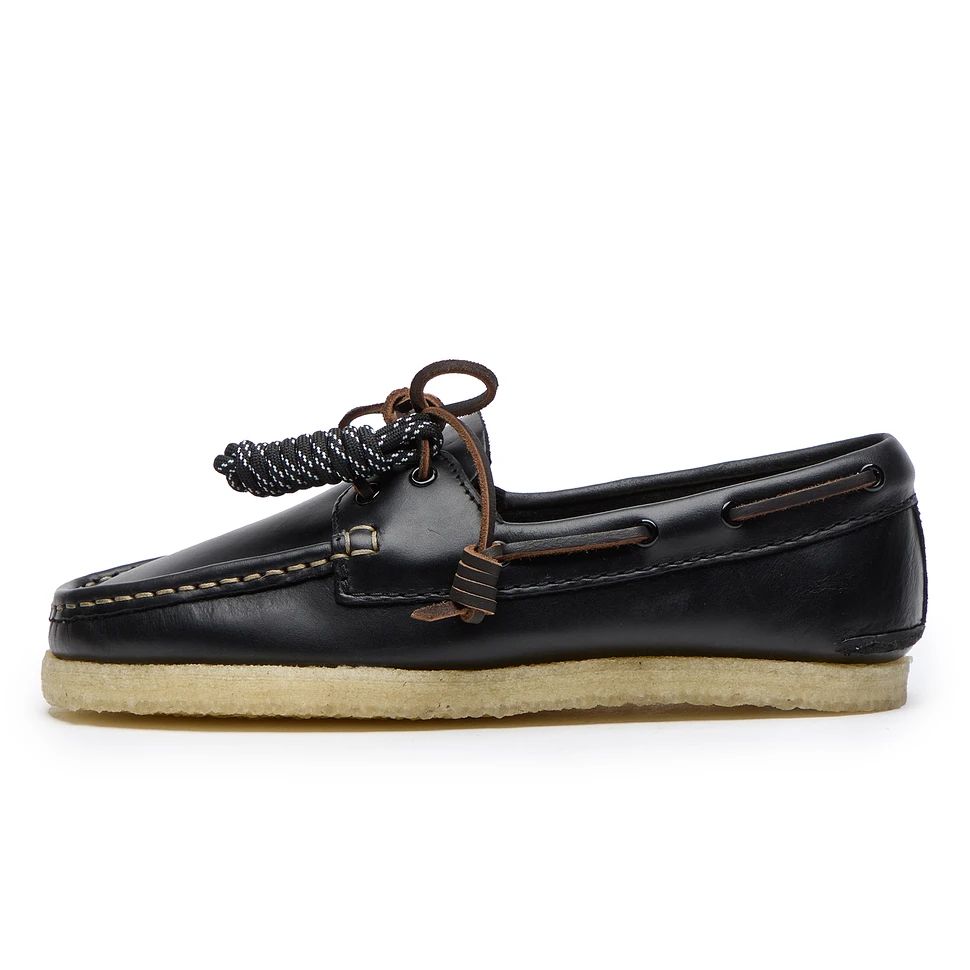 Clarks 고드니 보트 블랙 레더