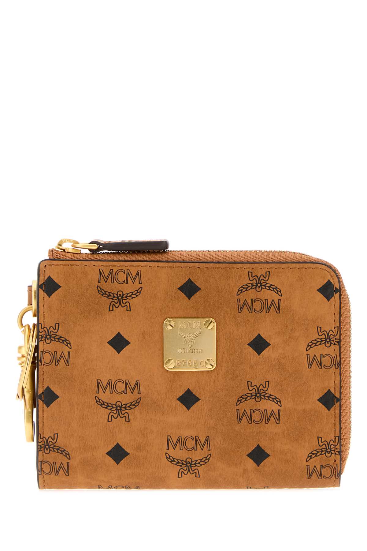 MCM 프린트 캔버스 아렌 카드 홀더
