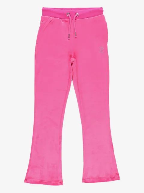 Juicy Couture Kids 로고 스터드 트랙 팬츠