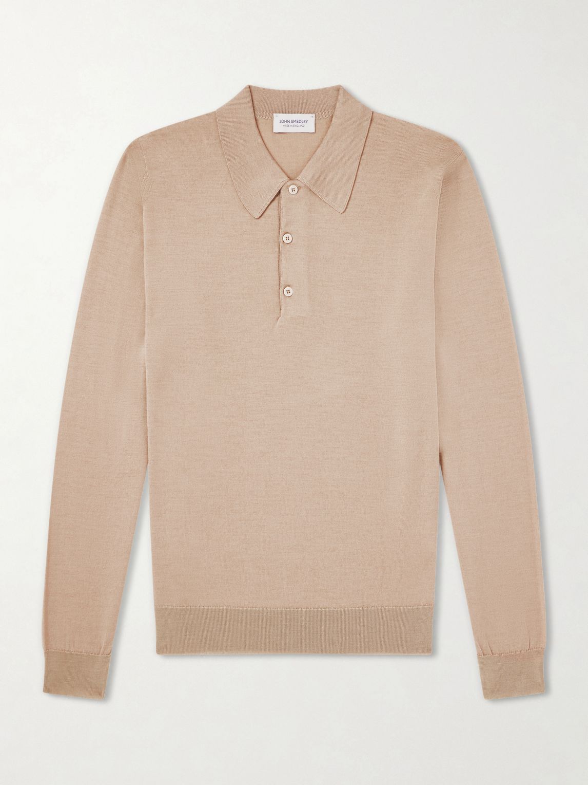 JOHN SMEDLEY 카버힐 니트 메리노 울 폴로 셔츠