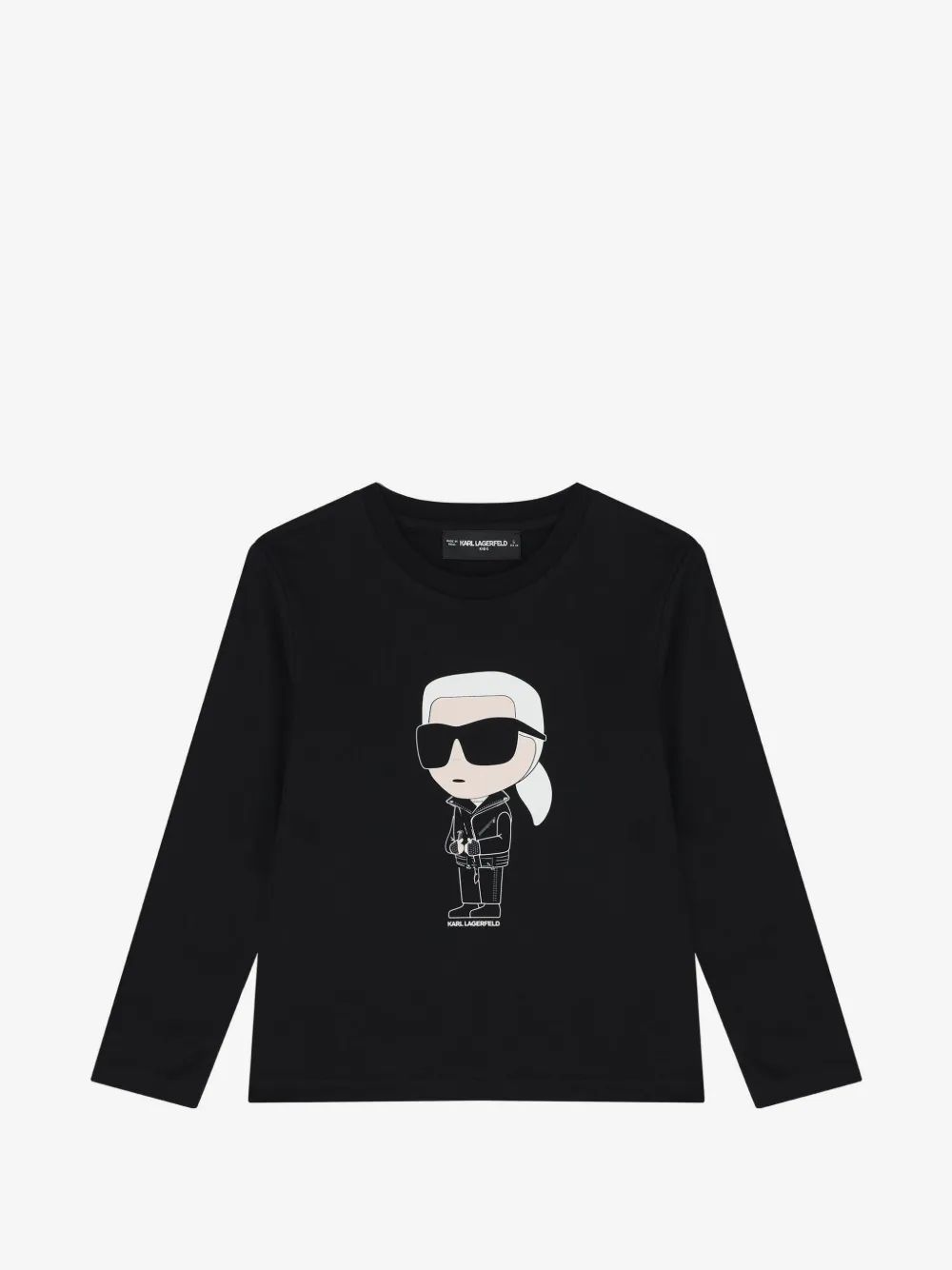 Karl Lagerfeld Kids 아이콘 칼 라거펠트 프린트 티셔츠