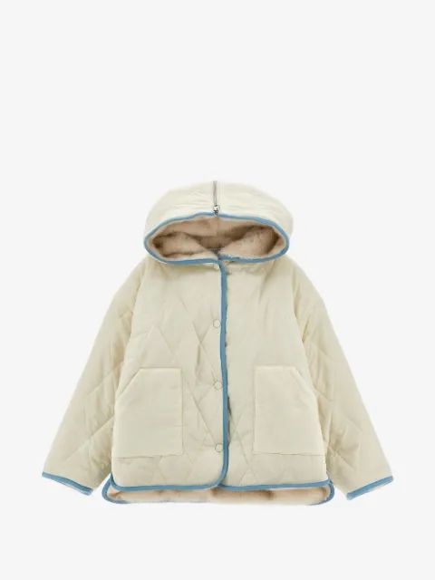 Philosophy Di Lorenzo Serafini Kids 퀼팅 로고 자수 자켓