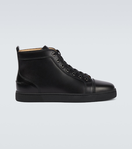 CHRISTIAN LOUBOUTIN 루이 하이탑 레더 스니커즈