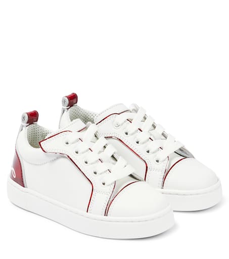 Christian Louboutin Kids Funnyto 레더 스니커즈