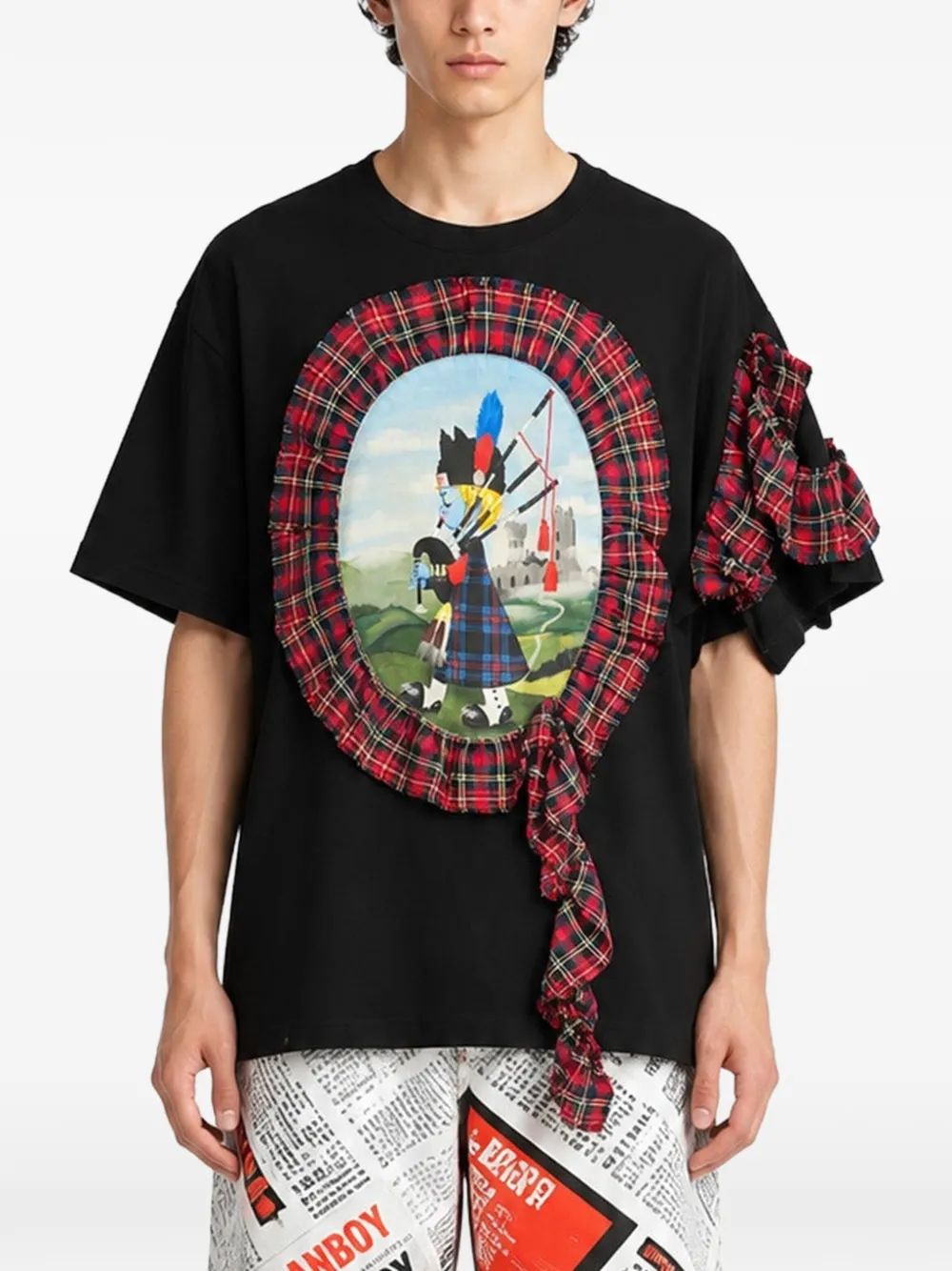 CHARLES JEFFREY LOVERBOY 러플 패치 티셔츠