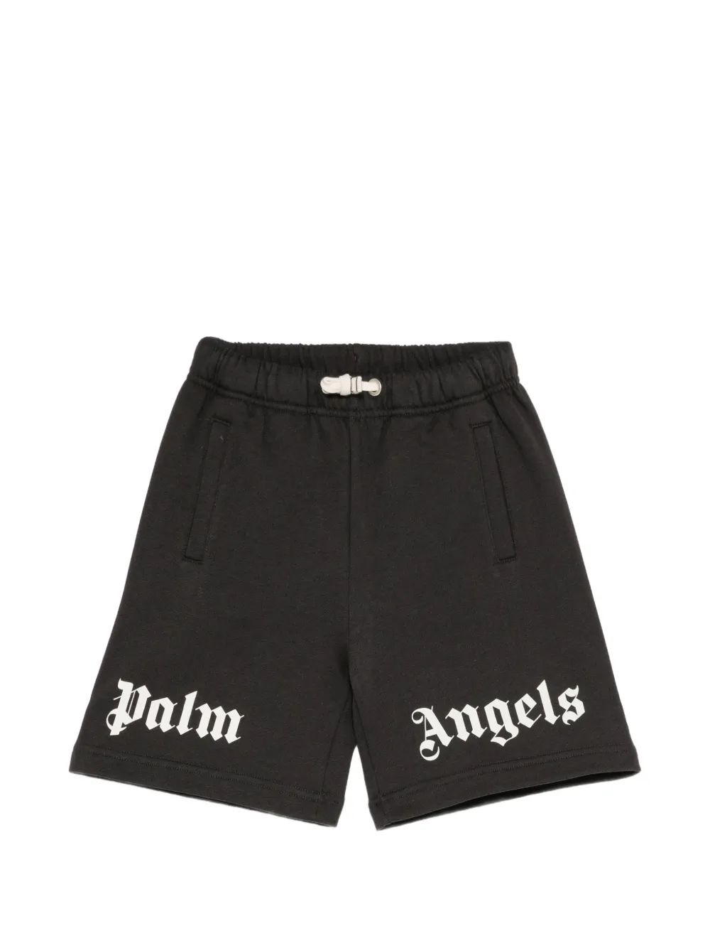 Palm Angels Kids 로고 프린트 반바지