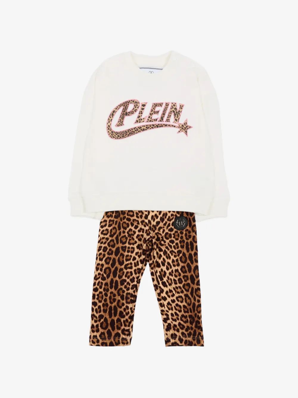 Philipp Plein Kids 애니멀 프린트 트랙수트