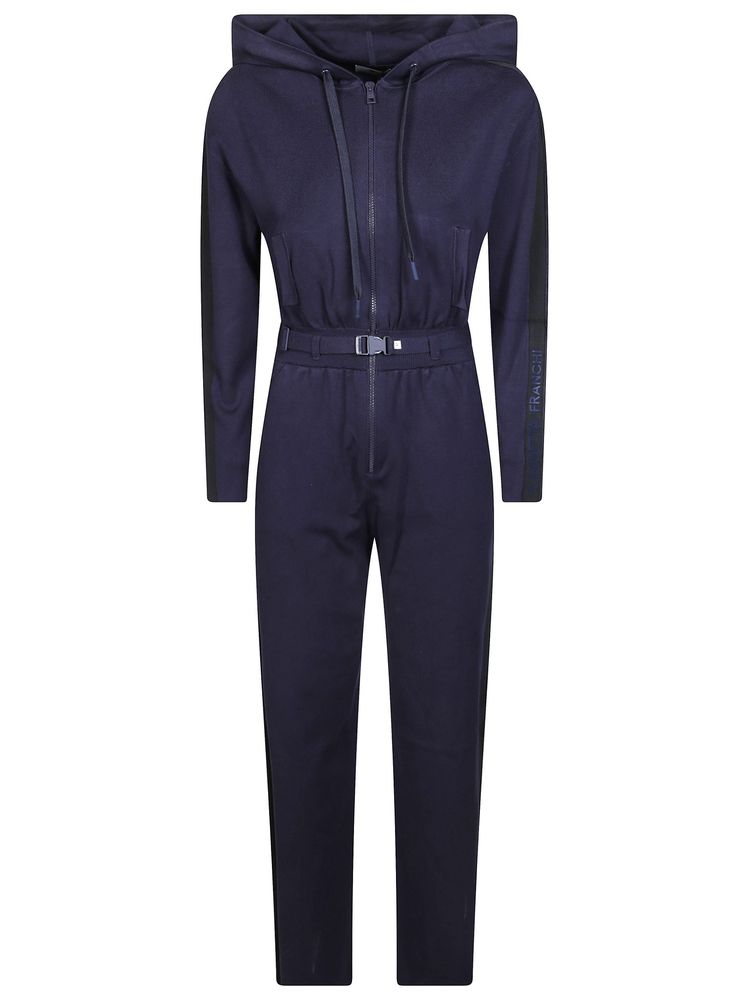 ELISABETTA FRANCHI 로고 니트 점프수트