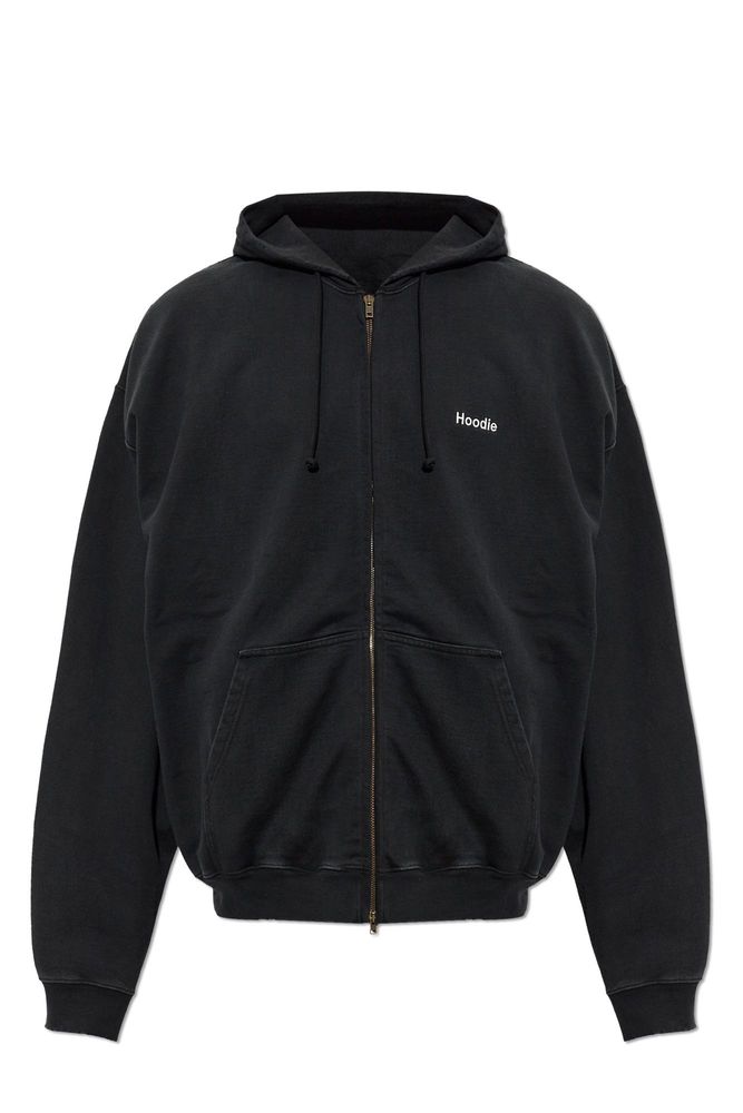 VETEMENTS 오버사이즈 집업 후드
