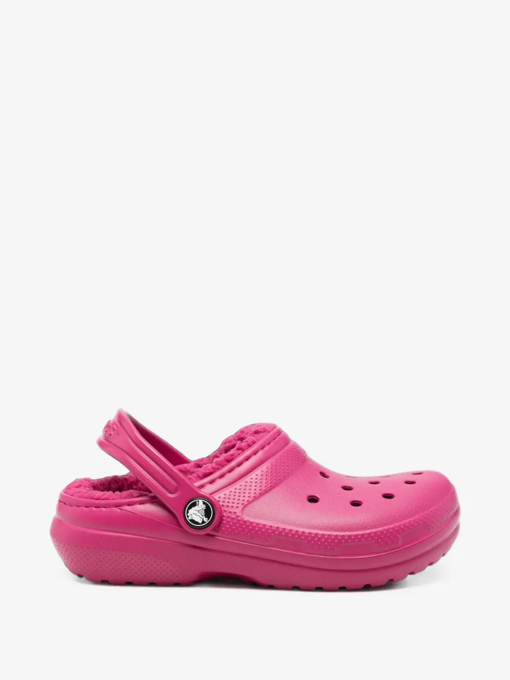 Crocs Kids 펀칭 페이크 시어링 클로그
