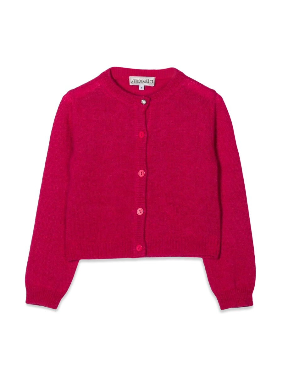 Simonetta kids 시몬네타 버튼 크루넥 가디건