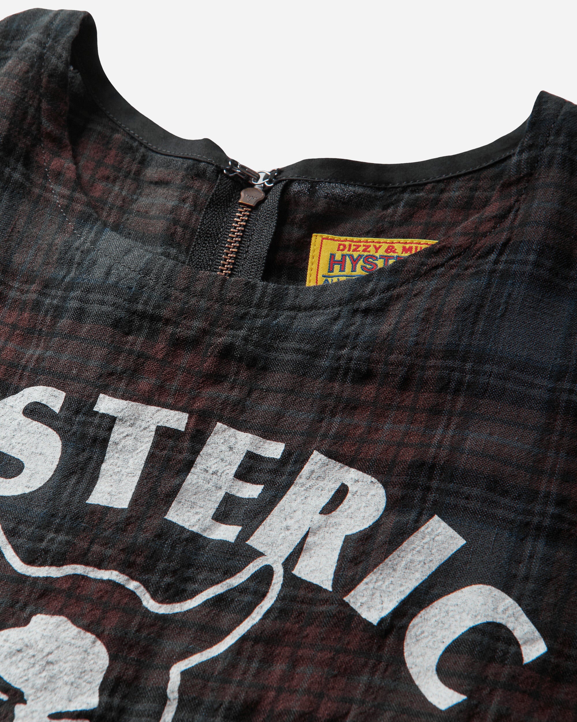HYSTERIC GLAMOUR 스피크 노 이블 체크 드레스