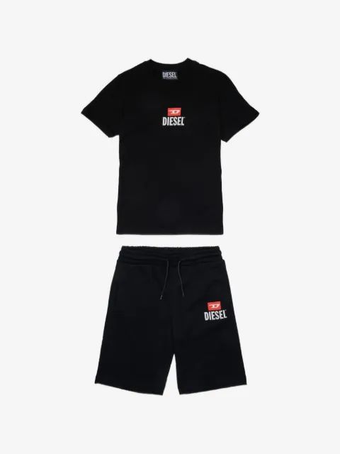 Diesel Kids 스티보기 드로스트링 짧은 상하 세트