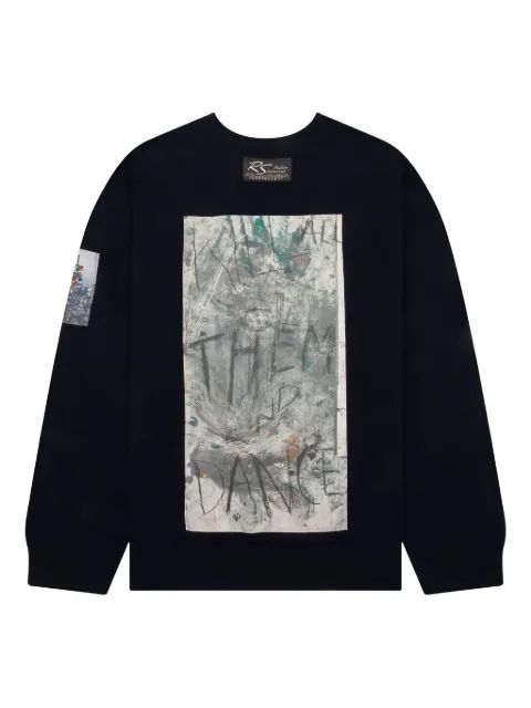 RAF SIMONS 그래픽 프린트 스웨터