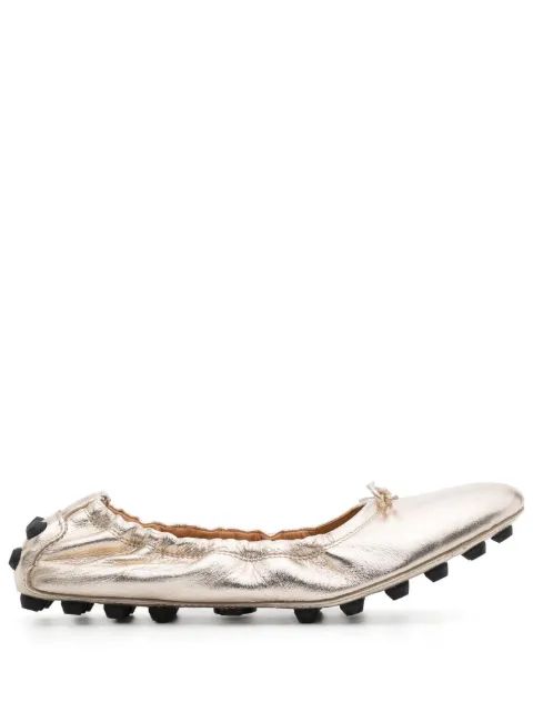 TOD'S 버블 발레리나 가죽 슈즈