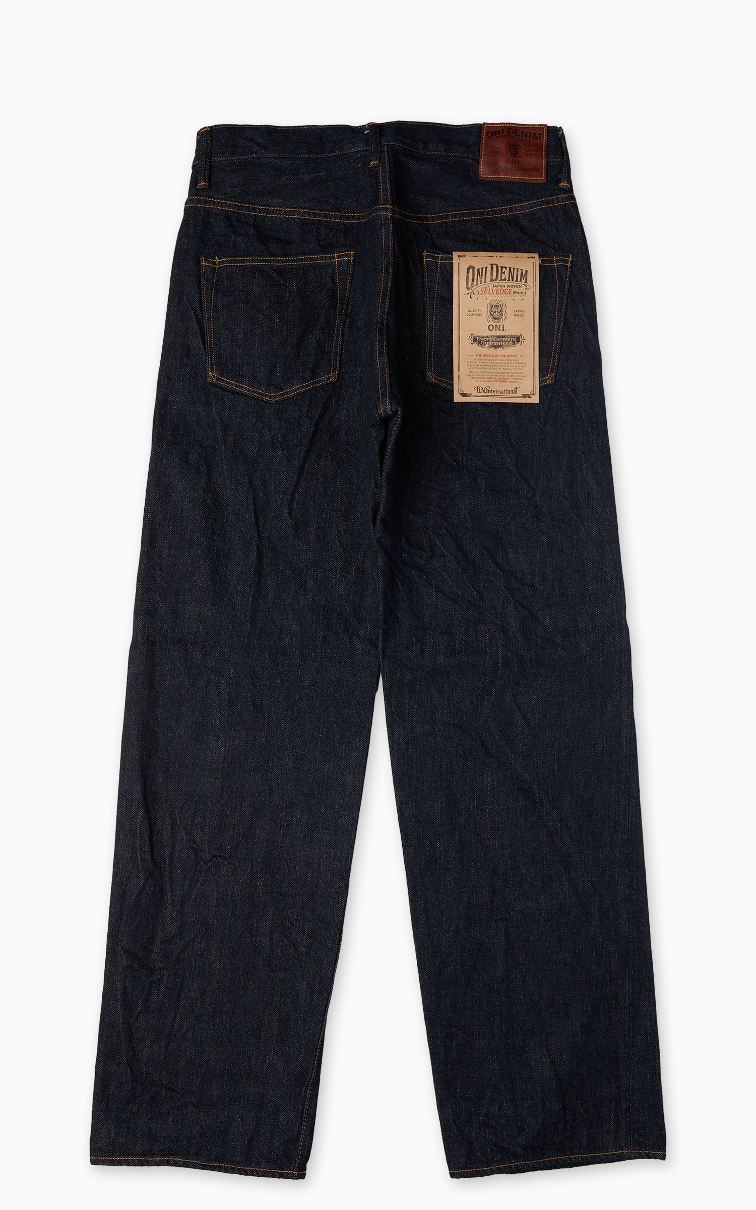 ONI DENIM 200-GC15 와이드 스트레이트 데님 15oz