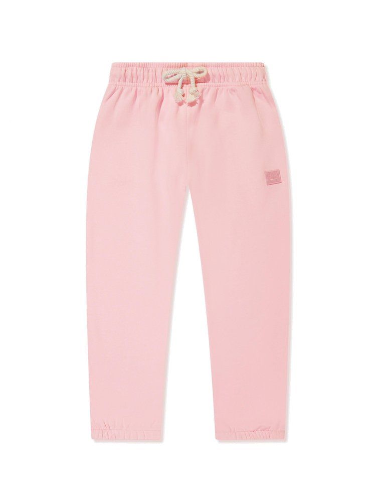 Acne Studios Kids 로고 패치 드로스트링 조거