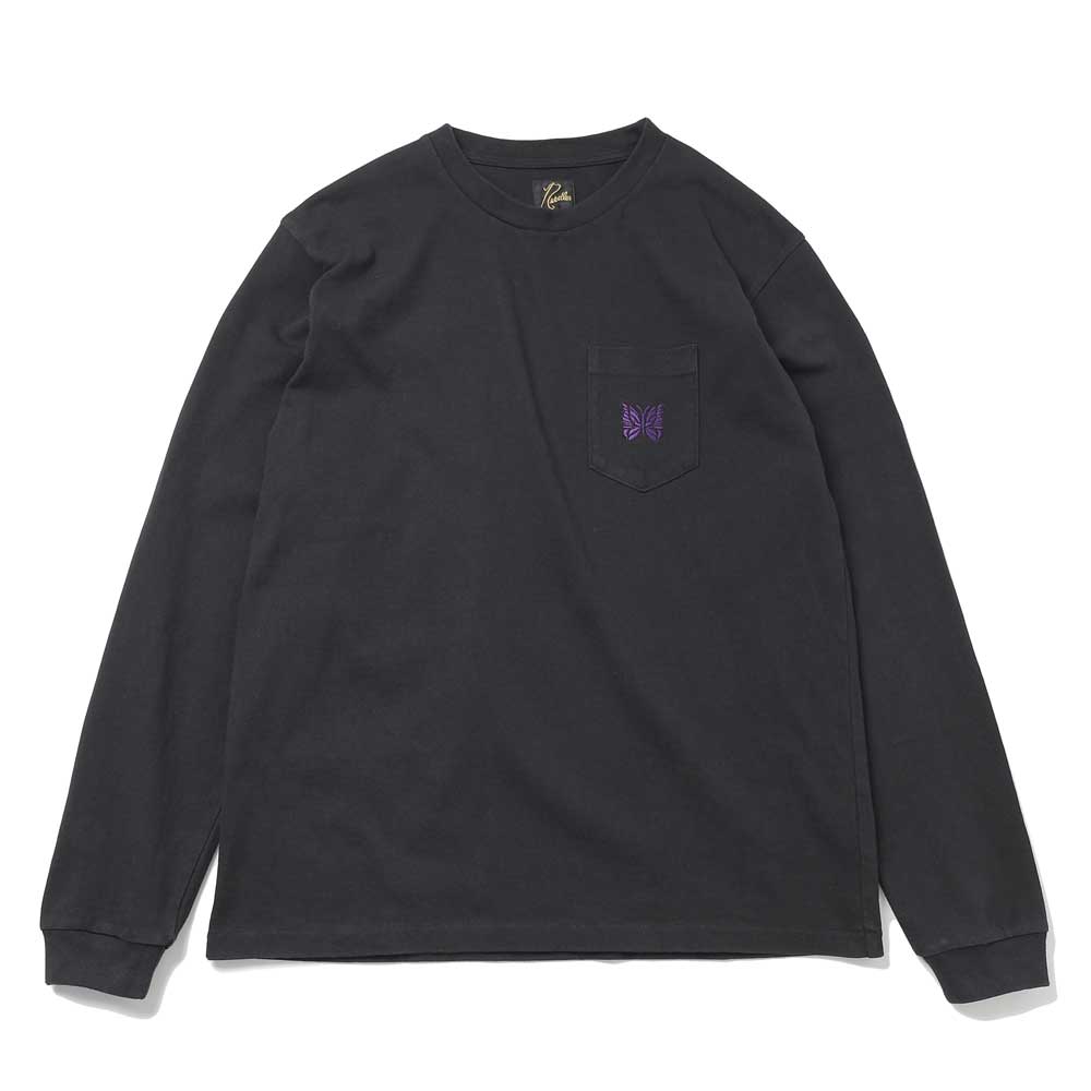 NEEDLES L/S 포켓 티셔츠 - 코튼 저지