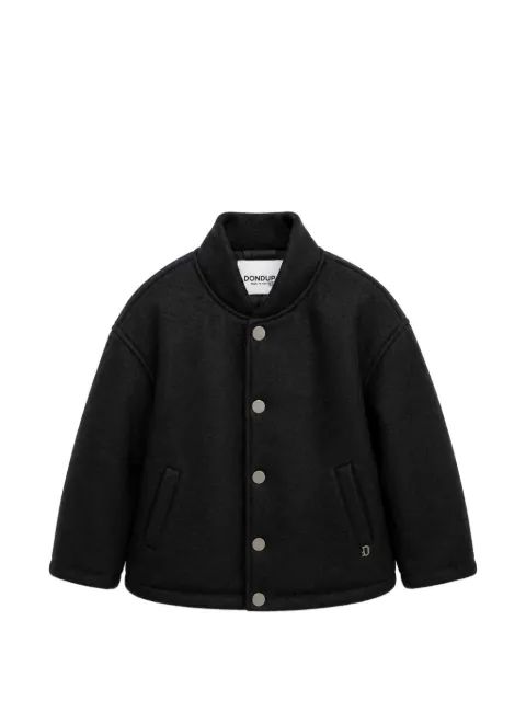 DONDUP KIDS 로고 플라크 프레스 스터드 자켓