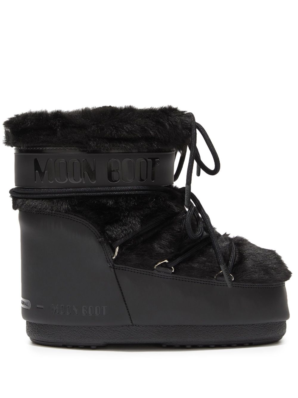 MOON BOOT 아이콘 로우 퍼 앵클부츠