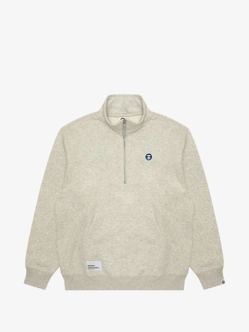 AAPE by A Bathing Ape 아페노우 하프 집업 맨투맨