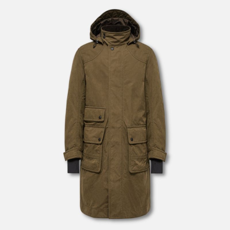 MONCLER GRENOBLE 알레인 롱 패딩 후드 파카