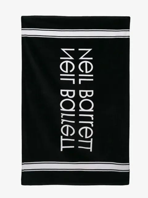 Neil Barrett Kids 로고 스트란트타올