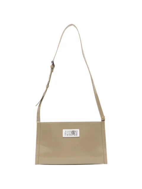 MM6 Maison Margiela Kids 로고 패치 숄더백