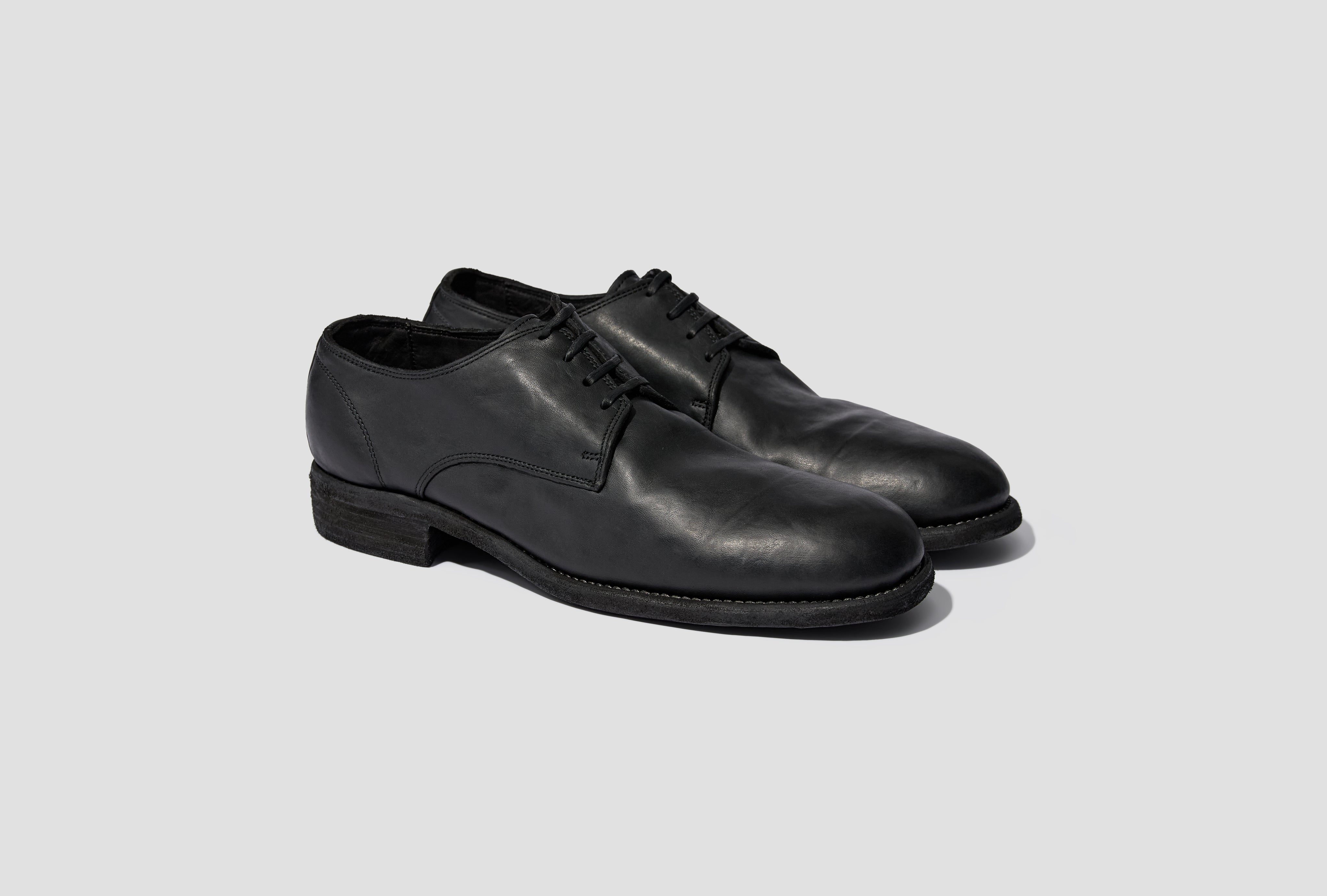 GUIDI 클래식 더비 말 가죽 밑창 가죽 992X