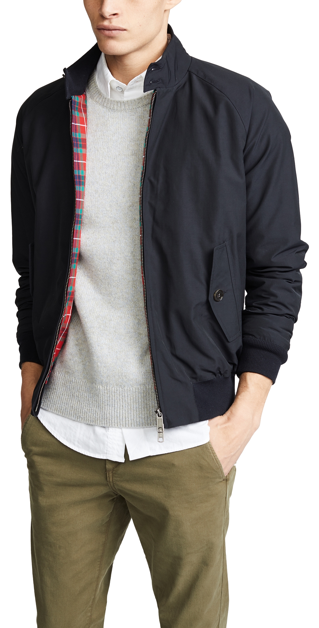 Baracuta G9 오리지널 자켓 다크 네이비 44