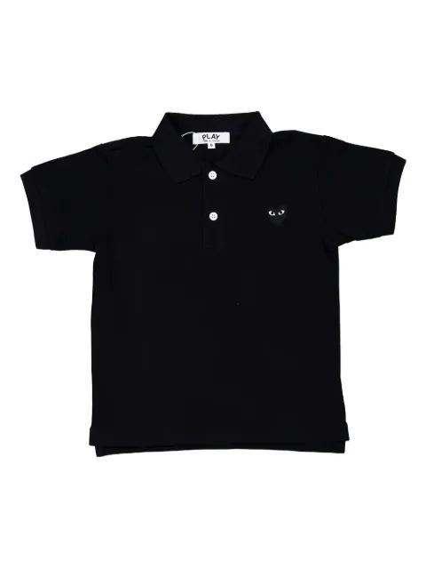 Comme Des Garçons Play Kids 하트 엠블럼 폴로 셔츠
