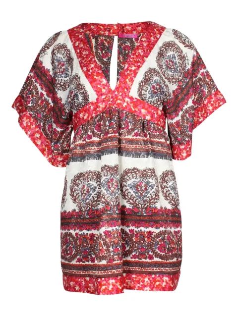 ANNA SUI 프린트 미니 드레스