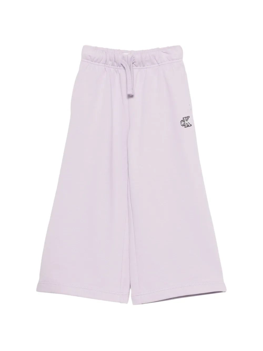 Calvin Klein Kids 로고 플레어 트랙 팬츠