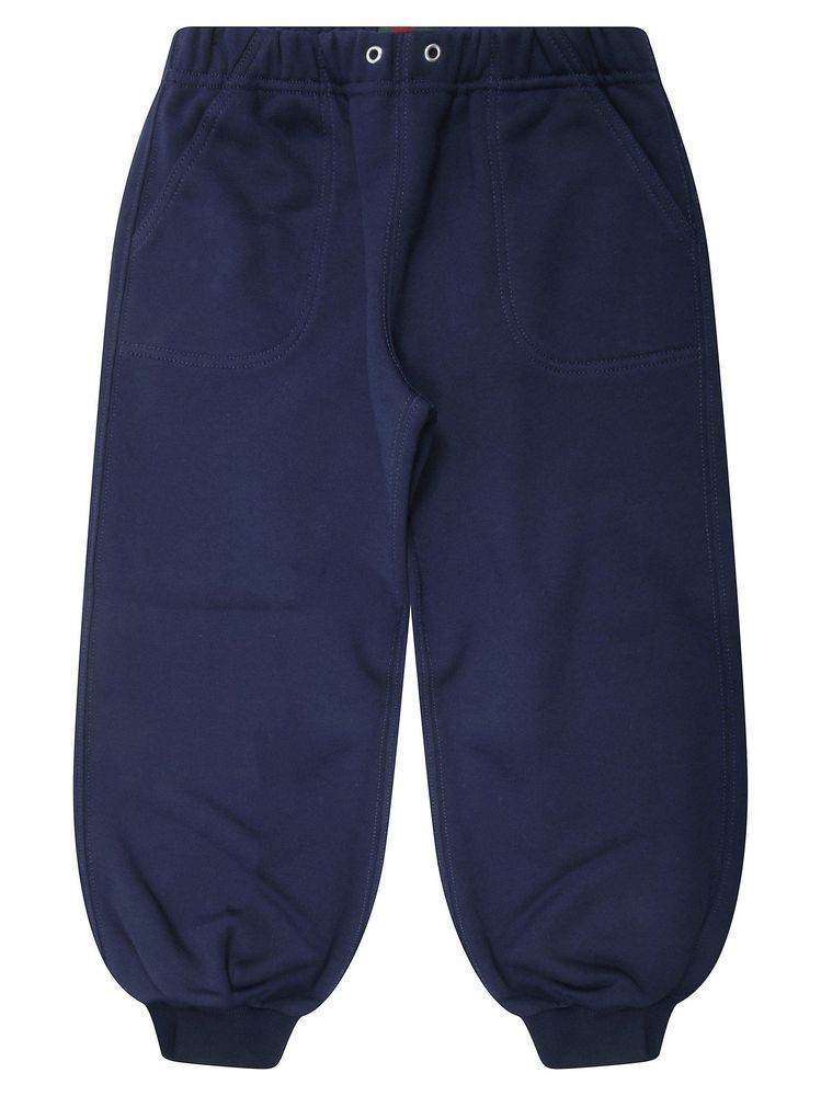 Gucci Kids 웹 디테일 팬츠