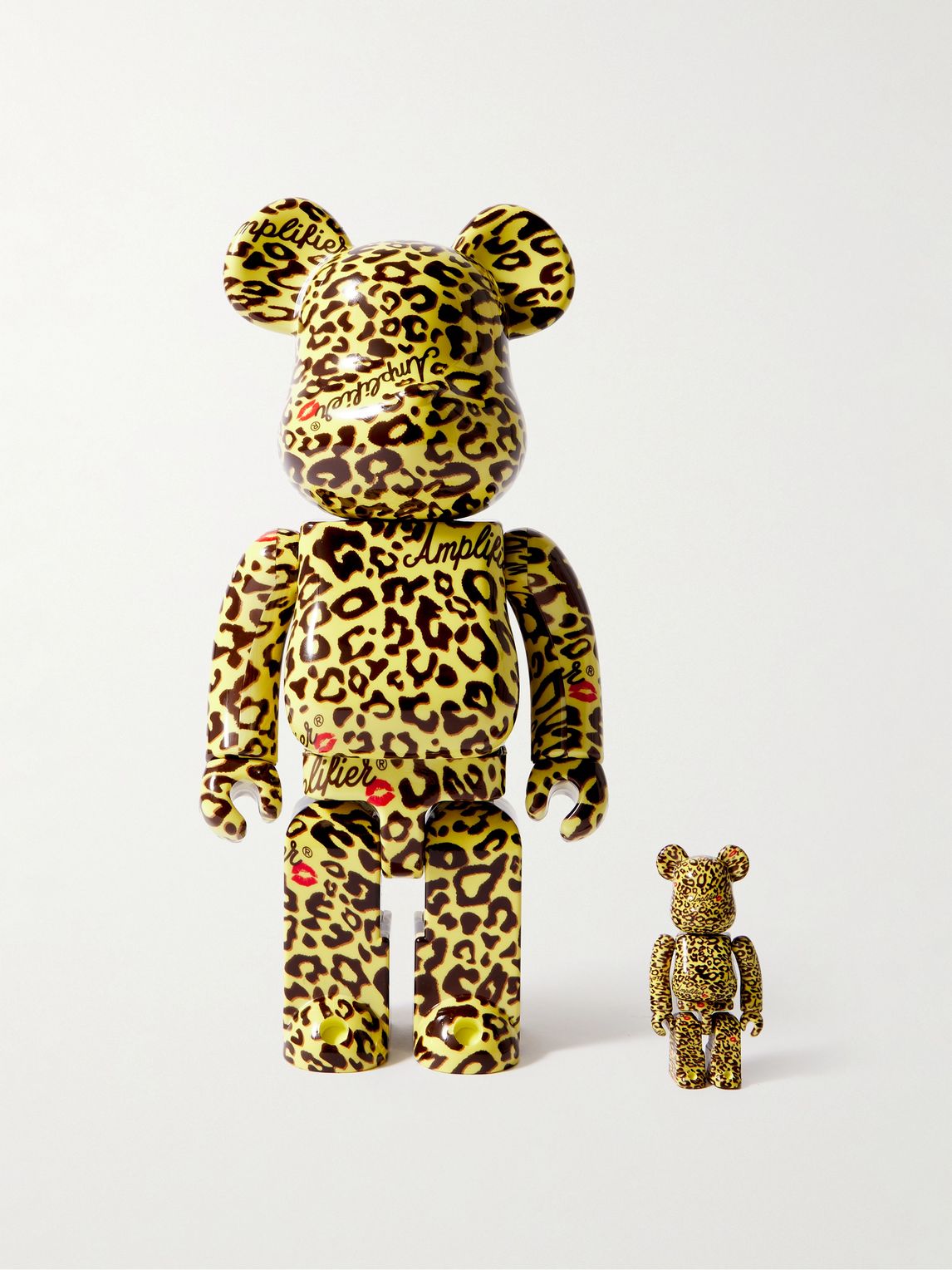BE@RBRICK  앰프리파이어 100 400 프린트 PVC 피규어 세트