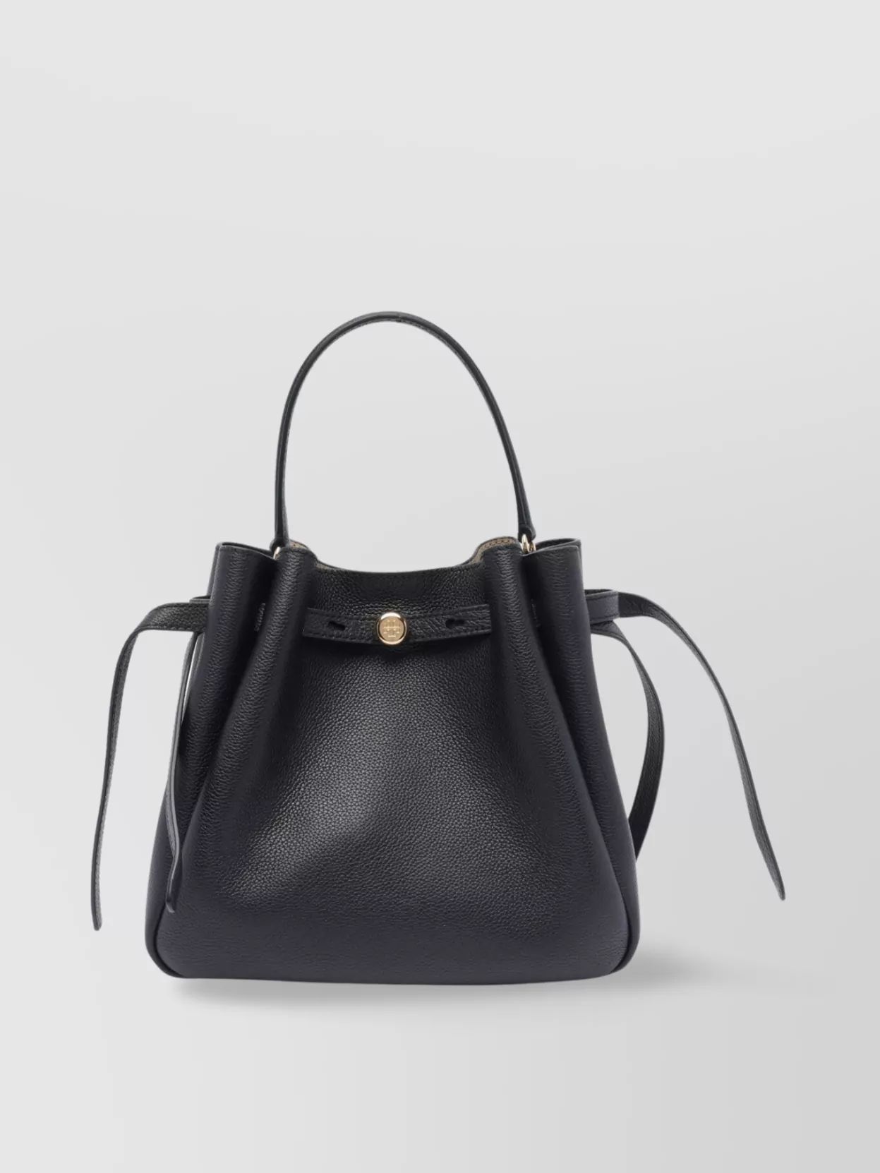 TORY BURCH 로미 스몰 가죽 버킷 백