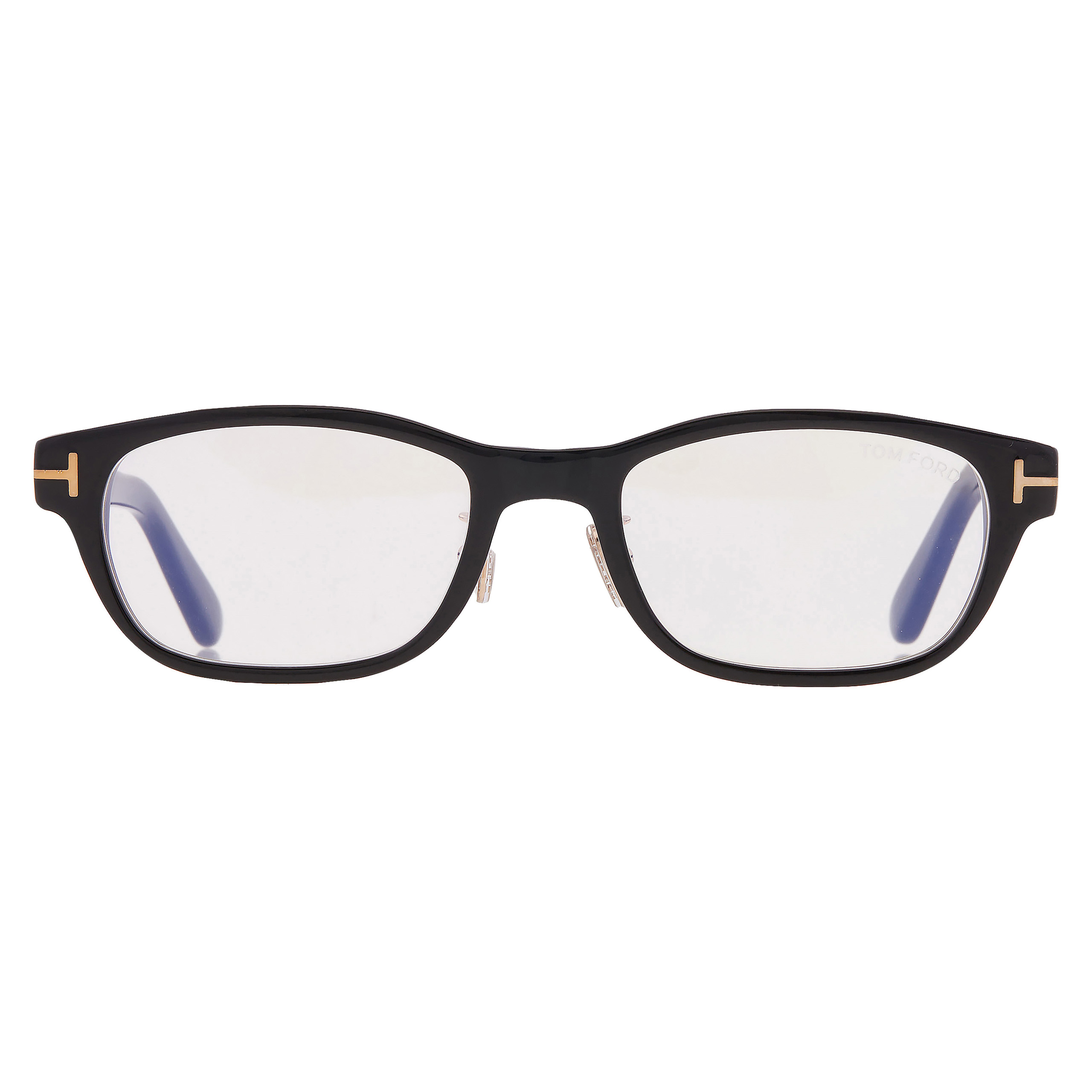 TOMFORD 블루 라이트 블록 직사각형 여성 안경 FT6115-D-B 001 52