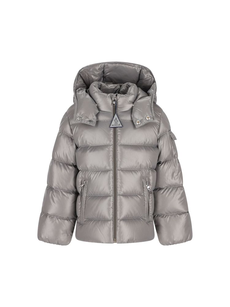 Moncler Enfant 후드 퀼팅 다운 자켓